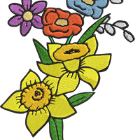Floral 1001 Machine Embroidery Design