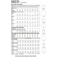 Simplicity Sewing Pattern 8231 Women's Dress in Two Lengths R5 Sz US 16 - 22