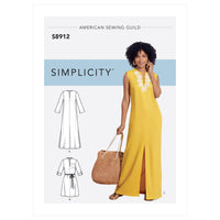 
              Simplicity Sewing Pattern S8912 Misses' Dress H5 Sizes 6-14
            