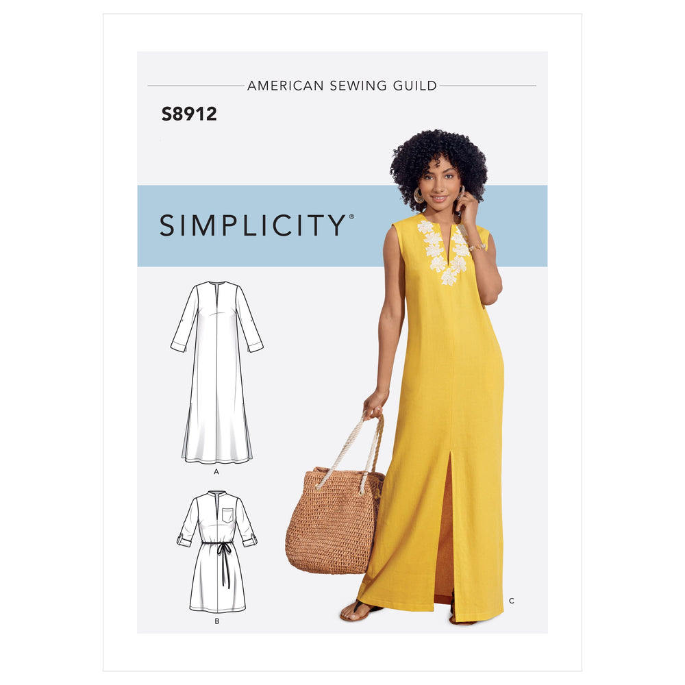 Simplicity Sewing Pattern S8912 Misses' Dress H5 Sizes 6-14