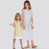 
              Simplicity Sewing Pattern S9120 Children's & Girls' Dresses K5 Sizes 7-14
            