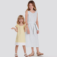 Simplicity Sewing Pattern S9120 Children's & Girls' Dresses K5 Sizes 7-14