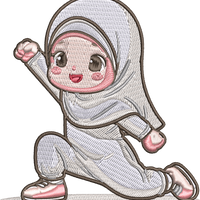 Woman Power Machine Embroidery Design