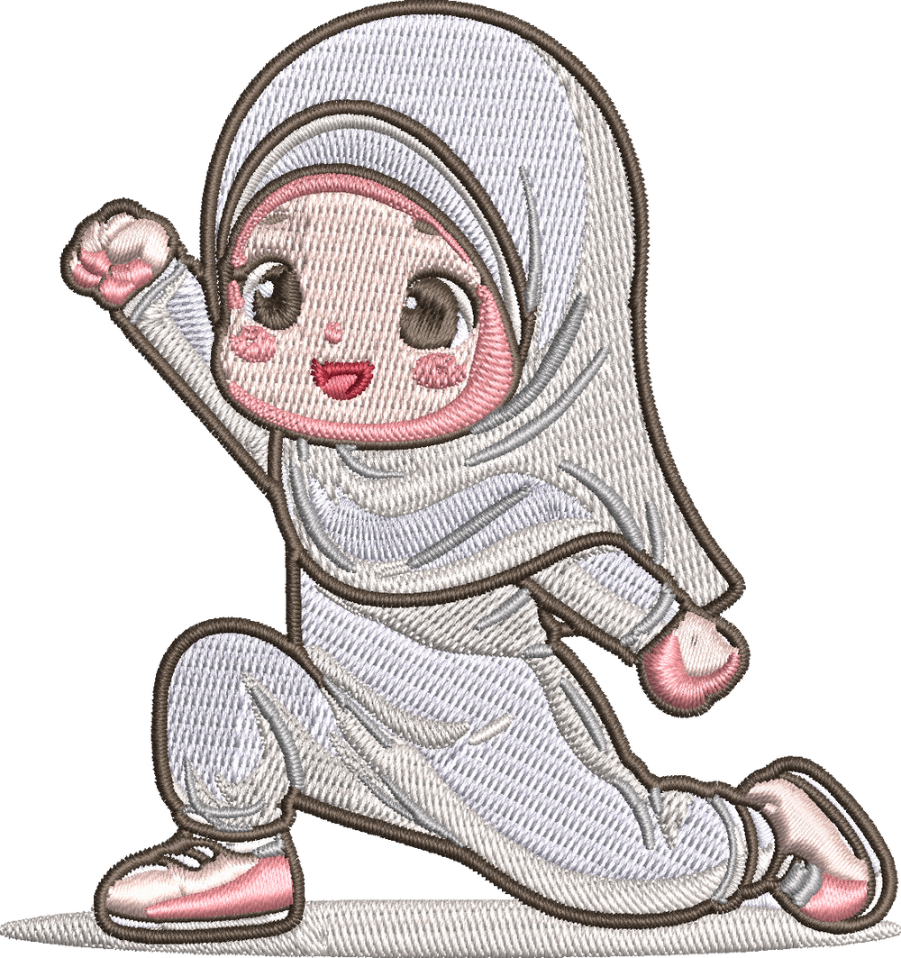 Woman Power Machine Embroidery Design