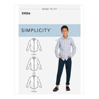 Simplicity Sewing Pattern S9056 Children's & Teen Boys' Shirts HH Sizes 3-6