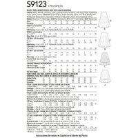 Simplicity Sewing Pattern S9123 Misses' Skirts H5 Sizes 6-14