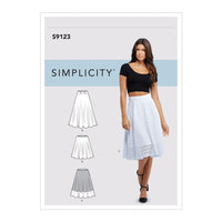 Simplicity Sewing Pattern S9123 Misses' Skirts H5 Sizes 6-14