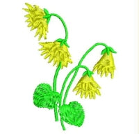 Alpine Dandelions Machine Embroidery Design (alpine-dandelion-48)