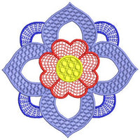 Heart Flower Extended Machine Embroidery Design (art-heart-flower-2)