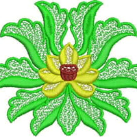 Lotus Flower Machine Embroidery Design 71x81mm (art-lotus-flower-1-sz2)