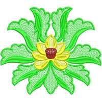 Lotus Flower Machine Embroidery Design 118x136mm (art-lotus-flower-1)